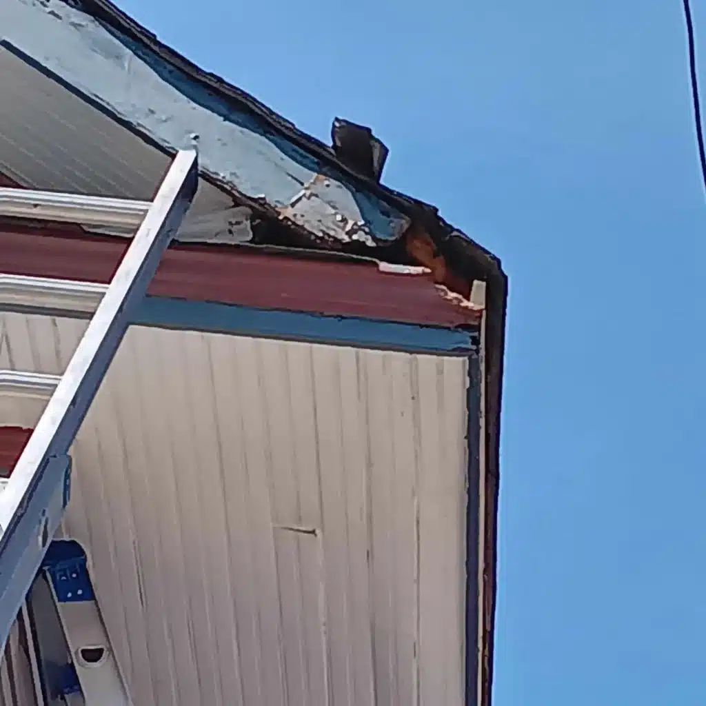 Gutter Wilson Company - Repair Soffit Hole